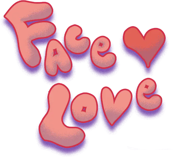 Sign Logo - FACE LOVE (darker)